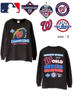 MLB　Nationals　2019 ワールドシリーズチャンピオン　長袖T　Sのサムネイル