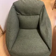 無印良品 空気でできたソファ 1人掛け グリーン