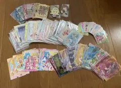 プリキュア カード 計110枚。シール 32枚。ラバストまとめ売り