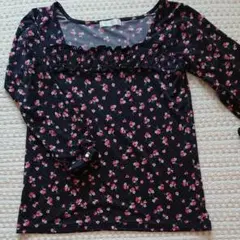 エニィスィス　花柄カットソーのサムネイル