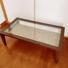 引き取り歓迎　aflat ケイ・ローテーブル　ラタン　アジアン　エーフラット