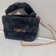 FURFUR エコファートートバッグ グレー×ピンク 美品