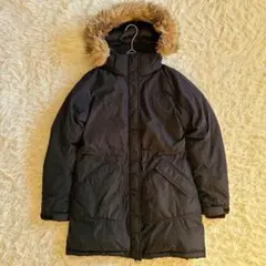 ノースフェイス WIND STOPPER ファー ロング ダウン M
