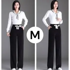 残り1点！極暖！M【裏起毛　コーデュロイパンツ】ハイウエスト ストレート