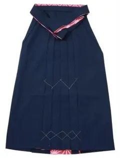 【新品】麻の葉柄無地 女性用 はかま 麻の葉柄袴紐 L Lサイズ　紐下99cm