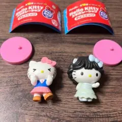 【匿名配送】チョコエッグ　ハローキティ　（指ハート・昭和アイドル風）