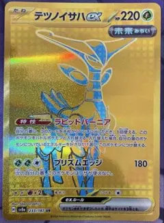 ポケモンカードゲーム　テツノイサハex UR