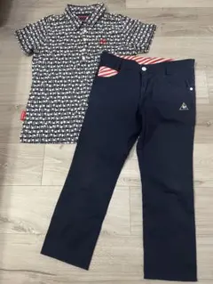le coq sportif ゴルフパンツ ネイビー　14日のみ値下げ