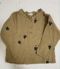 Boheme ぶどうベージュ リネンシャツ 36M