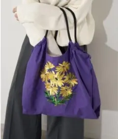 新品】Ball & Chain エコバッグ 花柄刺繍 TOLIGHT 限定 L - メルカリ