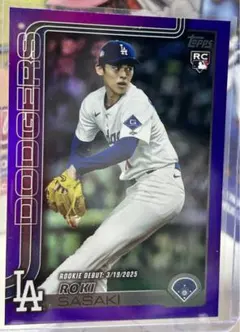 佐々木朗希 250シリ デビューカード Topps Update 2025