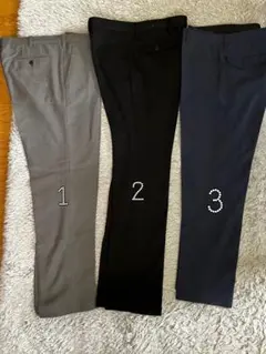 UNIQLO & GU スラックス 3色セット