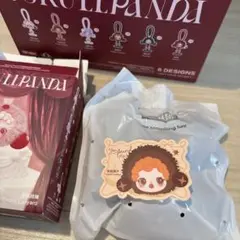 SKULLPANDA you found me! スマホストラップ 茶色