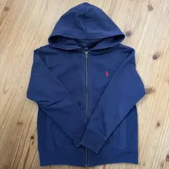Polo Ralph Lauren ネイビー ジップアップパーカー S(8)