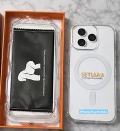 iPhone15pro max ケースMagsafe対応と自動フィルム