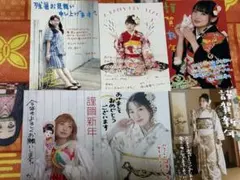 イコラブ 高松瞳 内緒バナシ 浴衣 3枚セット チュウ サイン 直筆