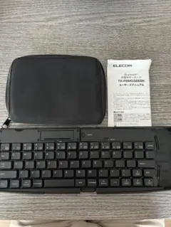 エレコム Bluetooth®折りたたみキーボードTK-FBM032BKのサムネイル