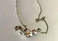 お値下げK18WG Pt ダイヤモンド0.58ctデザインネックレス