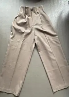 ハイウエストワイドパンツ