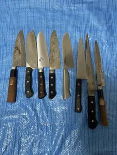 な*】様 包丁 まとめ売り 大量セット 三徳　出刃　菜切 な*】様 包丁 まとめ売り 大量セット 三徳 出刃 菜切 - メルカリ