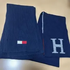 トミーヒルフィガー ネイビー マフラー Tommy Hilfigerのサムネイル