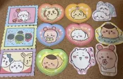 ちいかわ　シール　ハチワレ　うさぎ　モモンガ　古本屋　カニちゃん　シーサー