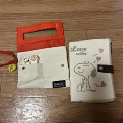 スヌーピー 多機能マルチポーチ、印鑑ケース