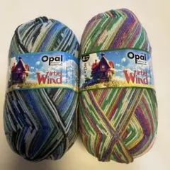 ⭐︎ 1592 OPAL オパール海外ソックヤーン　中細　2玉まとめて