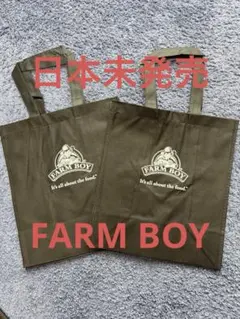 日本未発売 カナダ版トレジョFarm Boy 海外スーパーエコバッグ 2枚セット