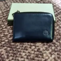 ドゥベージュ　ネイビーレザー コインケース