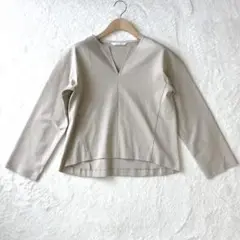 【極美品】プレインピープル カットソー プルオーバー ベージュ