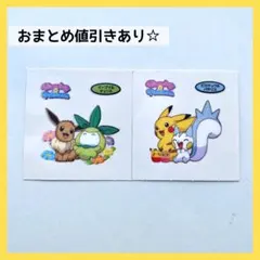 デコキャラシール　Blooming イーブイ　チュリネ　パチリス　ピカチュウ