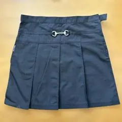 黒いプリーツスカート サイズ130 コムサイズム