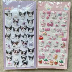 ぷくぷくシール サンリオ ハローキティ クロミちゃん シール