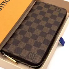 【新品に近い】ルイヴィトン　ジッピーウォレット　ダミエ　エベヌ　長財布