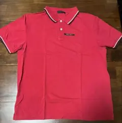 【クリーニング済】PRADA ポロシャツ レッド メンズ　XXXLのサムネイル