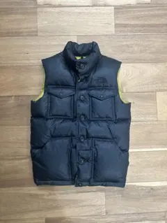 【希少】THE NORTH FACE ダウンベスト ブラック×イエロー S