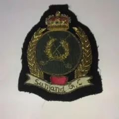 刺繍エンブレム 王冠とオリーブの葉