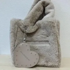 JILL by JILL STUART ファーバッグ&ハートポーチチャーム
