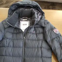 ヒルフィガーデニムのダウンコートS ブラック