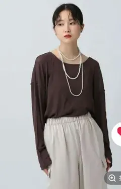 美品！LEPSIM アウトリンキングシアープルオーバーのサムネイル