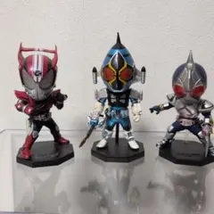 平成仮面ライダー☆ワールドコレクタブルフィギュア☆平成ライダー3種セット