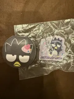 バッドばつ丸 丸型ポーチ アクリルキーホルダー セット