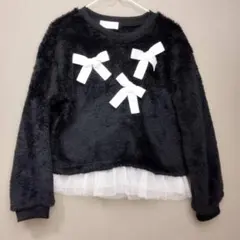 ☆新品☆女の子☆モコモコ☆130☆裏起毛トレーナー☆トレーナー☆裏起毛☆
