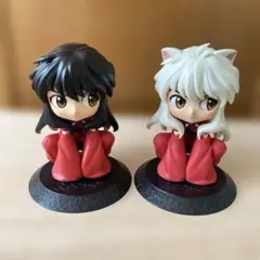 犬夜叉 Qposket-犬夜叉-おすわりver. 2体セットのサムネイル