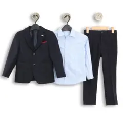 フォーマルスーツ 男の子 キッズ 3ピース セットアップ