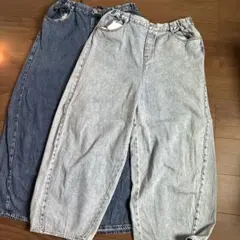 バギーバレルデニムパンツ　2枚組　スタジオクリップのサムネイル