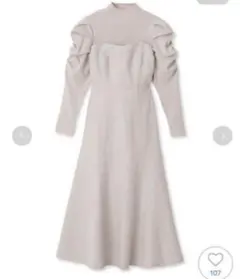 snidel スナイデル ツイードドッキングニットワンピース PBEG 0