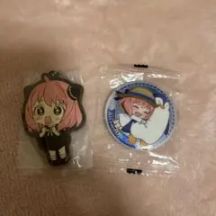 SPY×FAMILY アーニャ キーホルダー　缶バッジ セット
