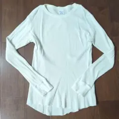 Champion アイボリー 長袖カットソー L